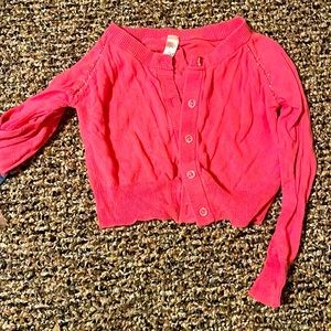 Cherokee pink sweater XS 4-5T